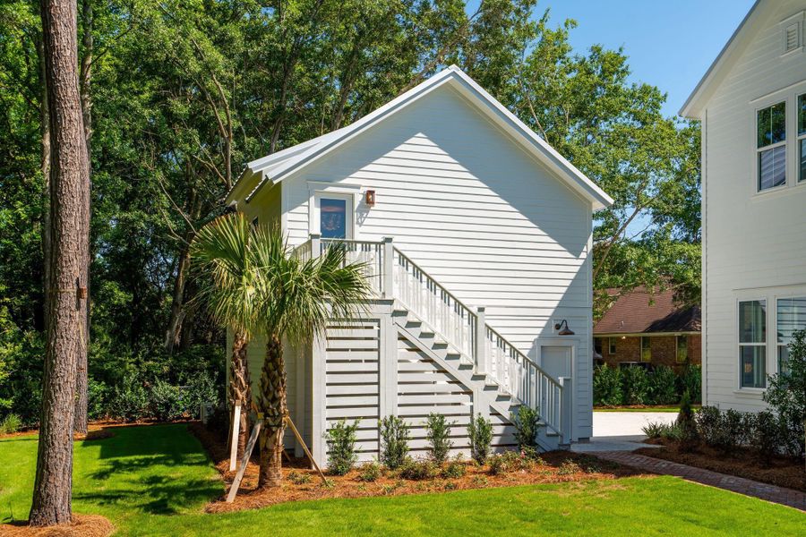 Front exterior of a new home in , Mount Pleasant, SC, highlighting curb appeal (Image 32). Front exterior of a new home in , Mount Pleasant, SC, highlighting curb appeal (Image 32).