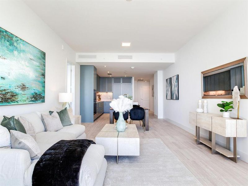 Furnished interior view inside a new home in , Tampa (Image 36).