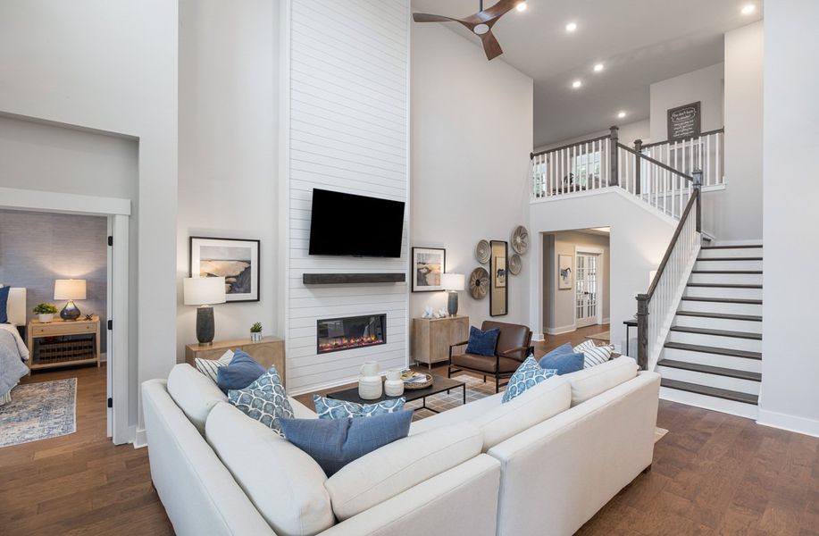 Furnished interior view inside a new home in The Oaks, Goose Creek (Image 9).