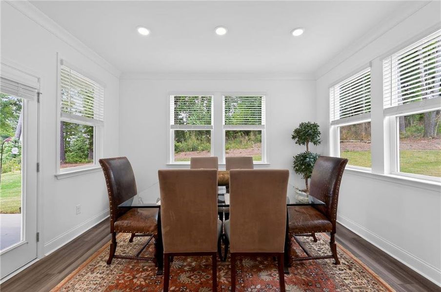 Furnished interior view inside a new home in Bailey Fence, Dacula (Image 21). Furnished interior view inside a new home in Bailey Fence, Dacula (Image 21).
