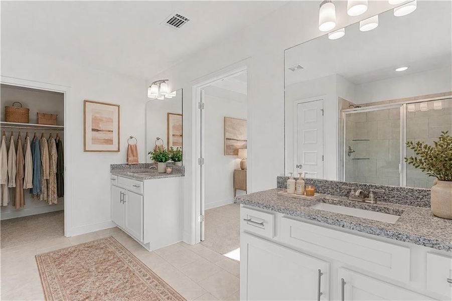 Furnished interior view inside a new home in Clark Farms, Flowery Branch (Image 11).