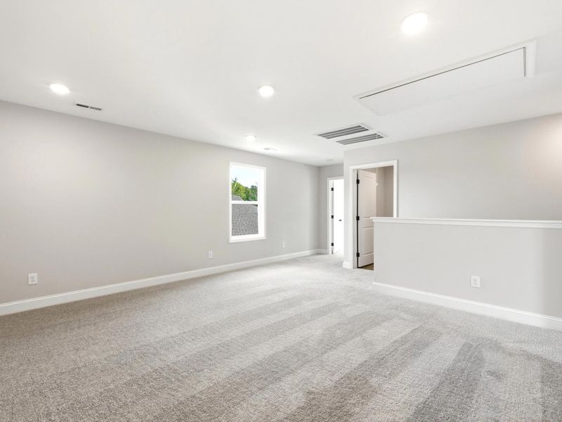 Representative unfurnished interior of a home built from the The Russell A by Davidson Homes LLC in Bailey Park, Fayetteville (Image 29). Representative unfurnished interior of a home built from the The Russell A by Davidson Homes LLC in Bailey Park, Fayetteville (Image 29).