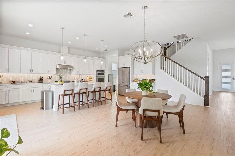 Furnished interior view inside a new home in , Winter Garden (Image 8). Furnished interior view inside a new home in , Winter Garden (Image 8).