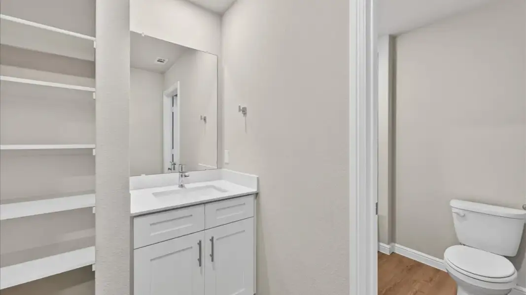 Furnished interior view inside a new home in Parkerville Meadows, DeSoto (Image 9).