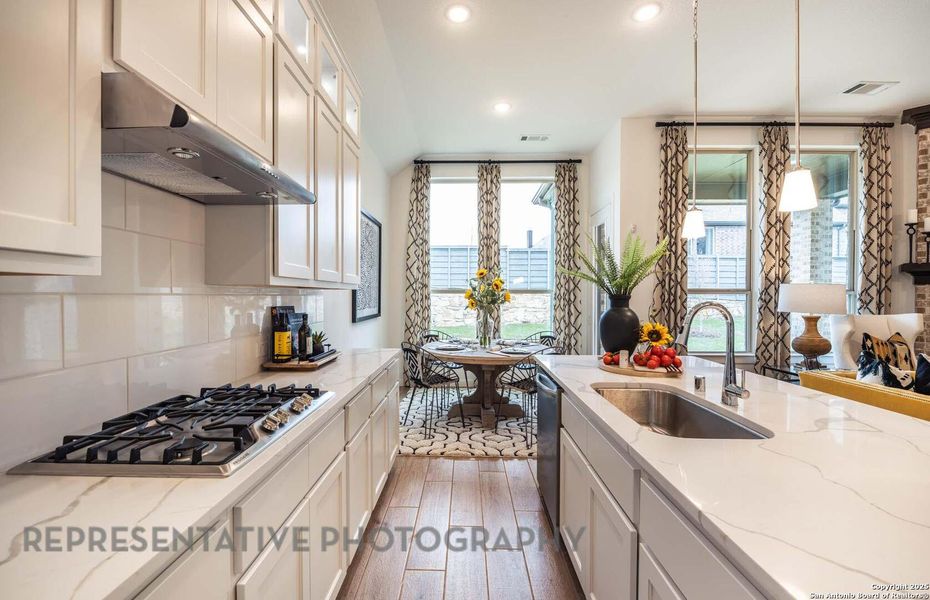 Furnished interior view inside a new home in VIDA, San Antonio (Image 3).