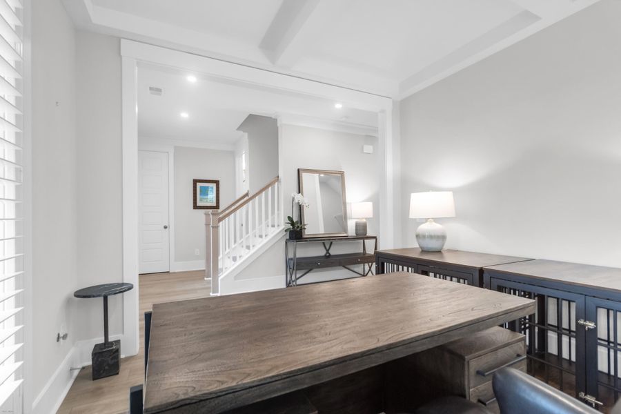 Furnished interior view inside a new home in , Charleston (Image 14).