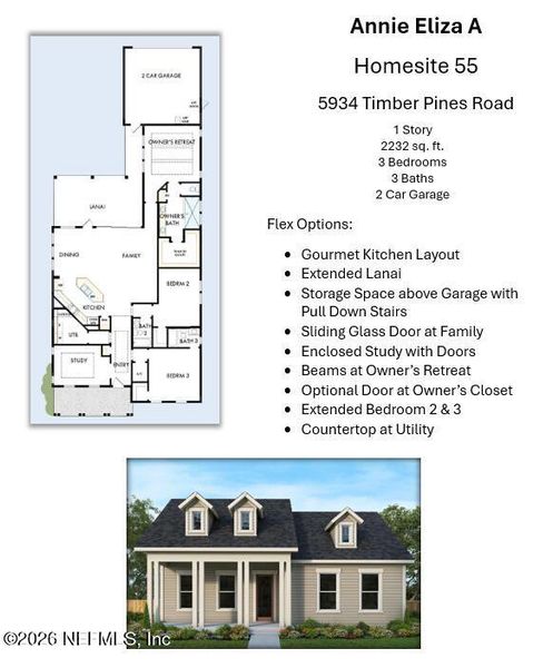 Image 3 of a home in Westerly Park at Wildlight - Courtyard Collection.