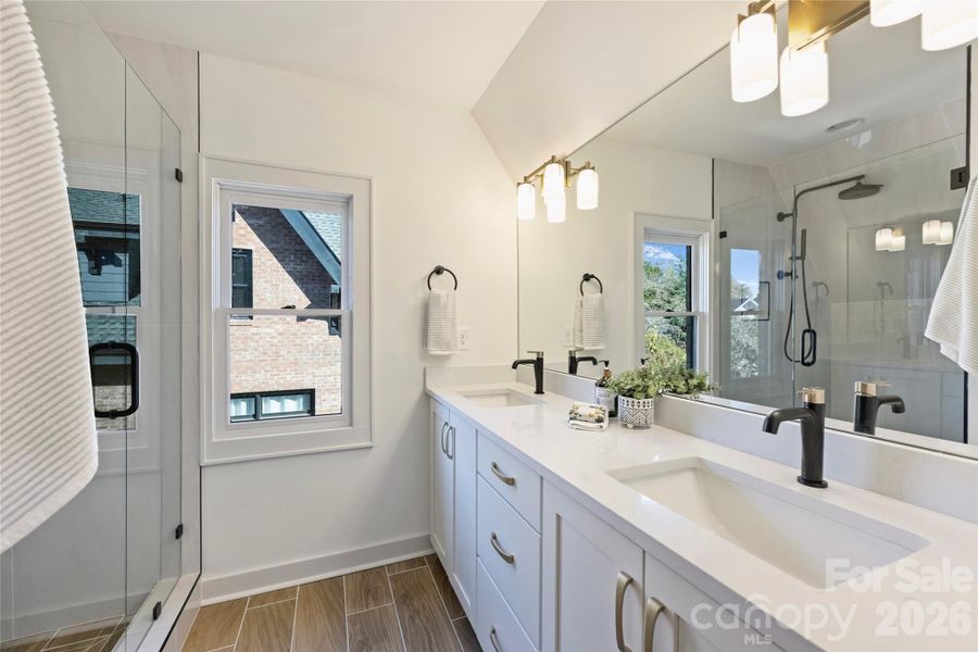 Furnished interior view inside a new home in , Charlotte (Image 12).