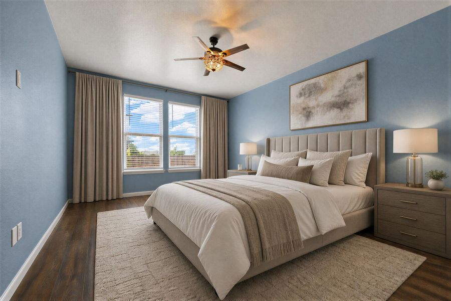 Furnished interior view inside a new home in , Liberty Hill (Image 19).