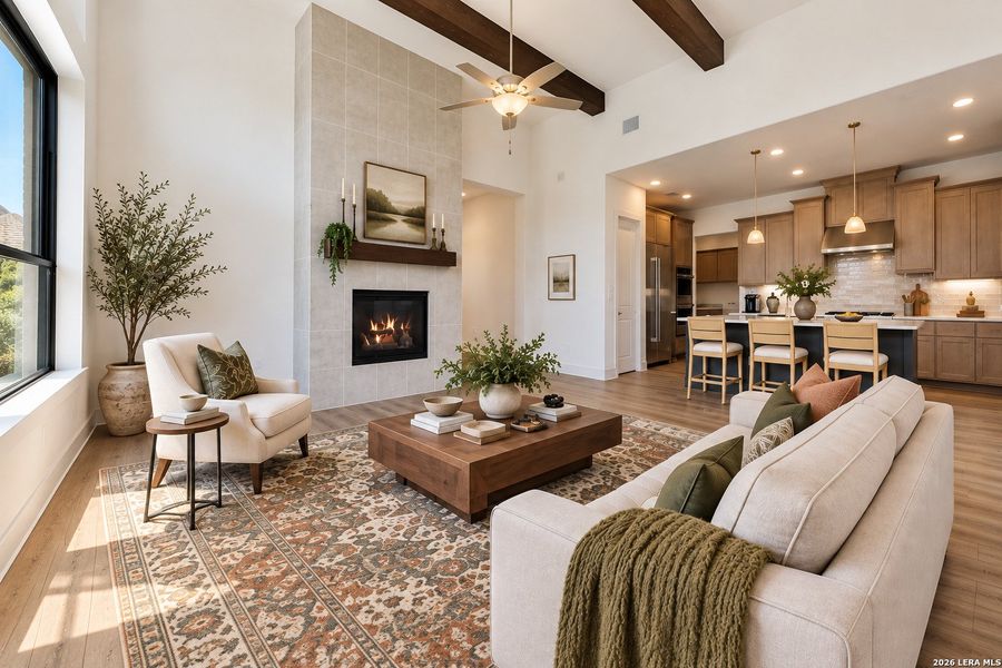 Furnished interior view inside a new home in , San Antonio (Image 13).