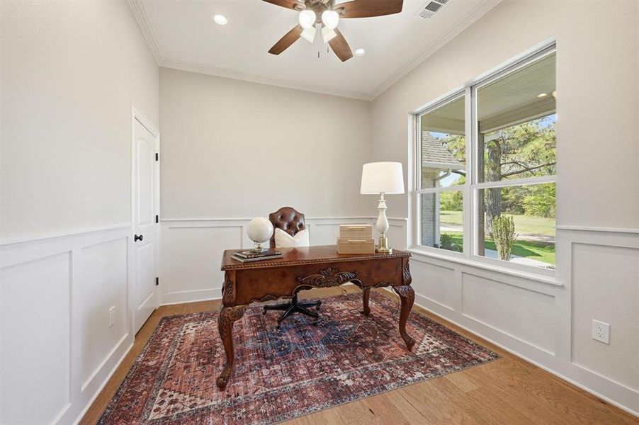 Welcome to your office area, with a closet if you need extra bedrooms