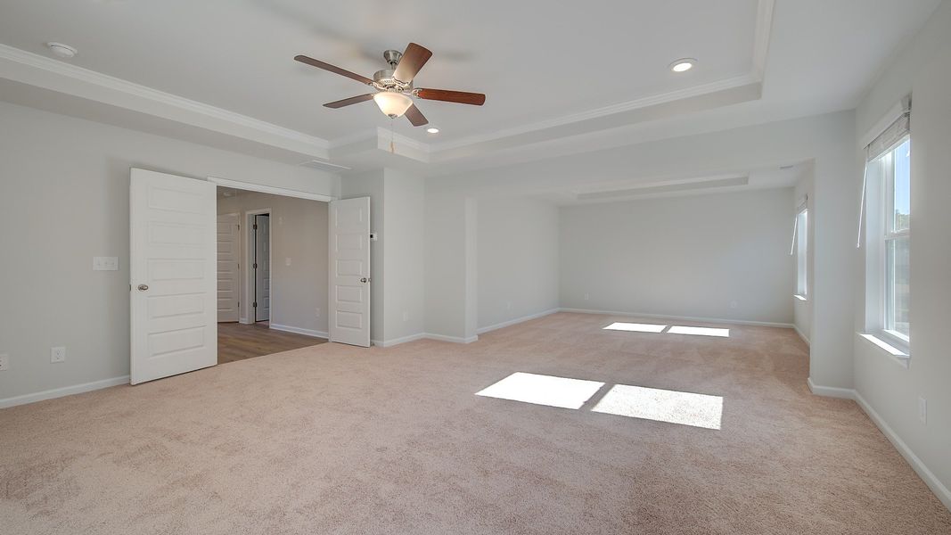 Furnished interior view inside a new home in Riverbend Overlook, Fayetteville (Image 19).