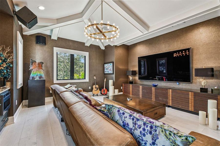 Furnished interior view inside a new home in , Tampa (Image 52).