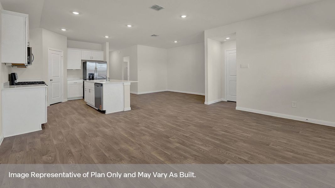 Representative unfurnished interior of a home built from the The Harris by D.R. Horton in Paramount, Kyle (Image 26).