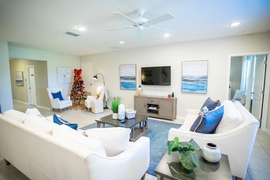 Representative furnished interior of a home built from the Mesquite by Maronda Homes in Coastal Communities, Edgewater (Image 6).