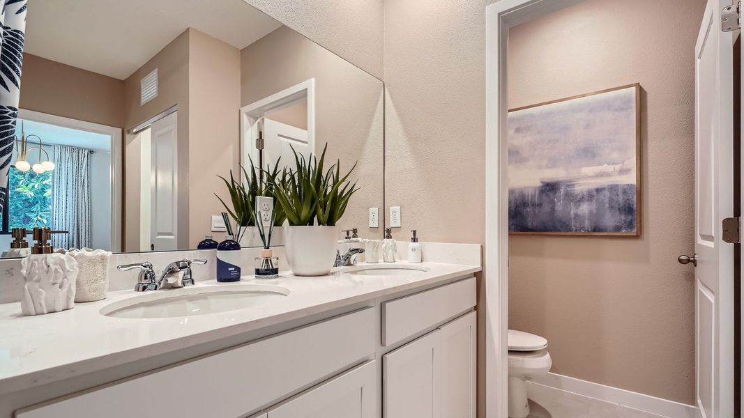 Furnished interior view inside a new home in Ashwood Cove, Lake Worth (Image 23).