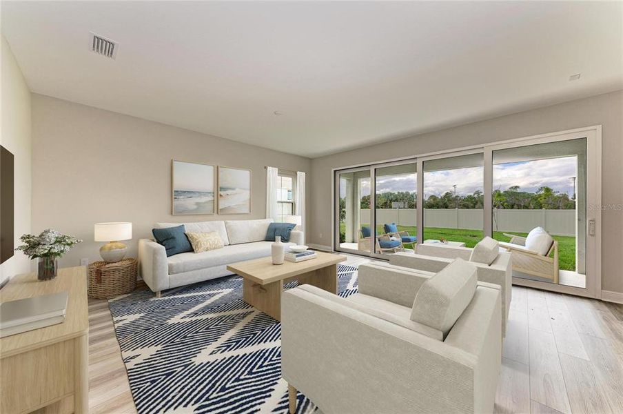 Furnished interior view inside a new home in Crosswind Ranch, Parrish (Image 4).
