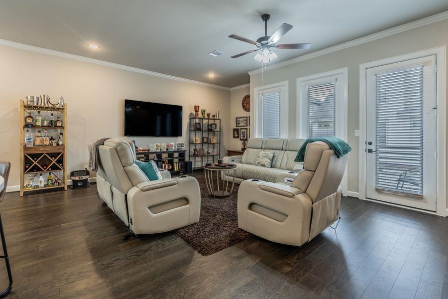 Furnished interior view inside a new home in , Houston (Image 20). Furnished interior view inside a new home in , Houston (Image 20).