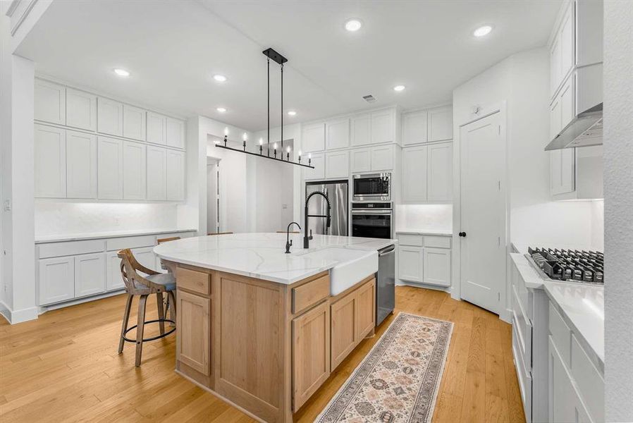 Furnished interior view inside a new home in Mosaic, Celina (Image 9).