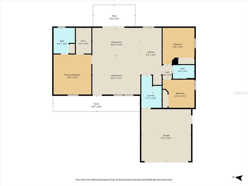2D floor plan layout of this home in , Dunnellon, FL (Image 4).