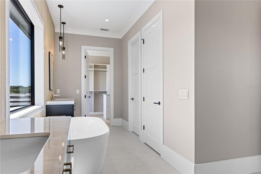 Furnished interior view inside a new home in , St. Petersburg (Image 7).