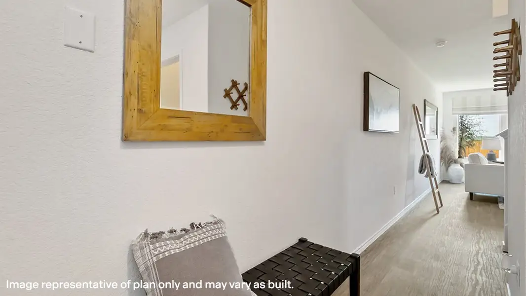 Furnished interior view inside a new home in Hickory Ridge, Elmendorf (Image 3). Furnished interior view inside a new home in Hickory Ridge, Elmendorf (Image 3).