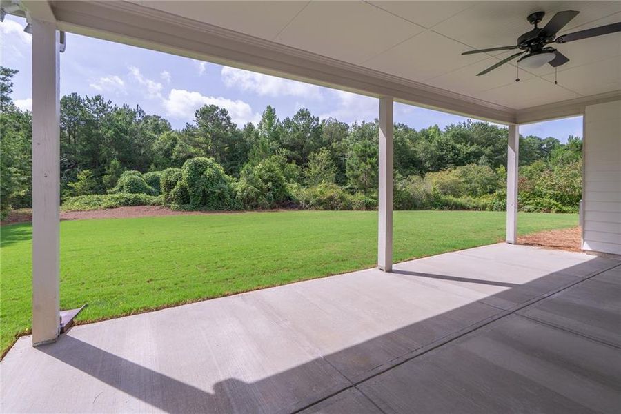 Exterior details and patio area of a home in , Social Circle (Image 23).