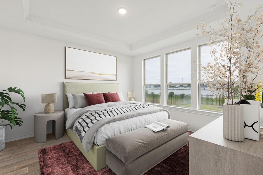 Furnished interior view inside a new home in Del Webb Fulshear, Fulshear (Image 7).