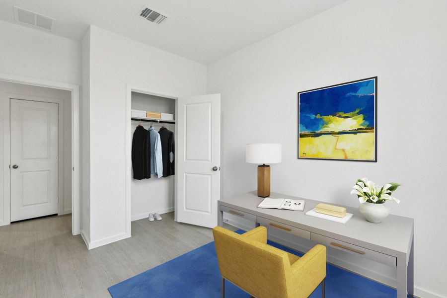 Furnished interior view inside a new home in Windcress, Baytown (Image 9).