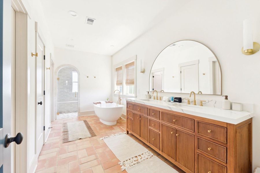 Furnished interior view inside a new home in , Folly Beach (Image 17).