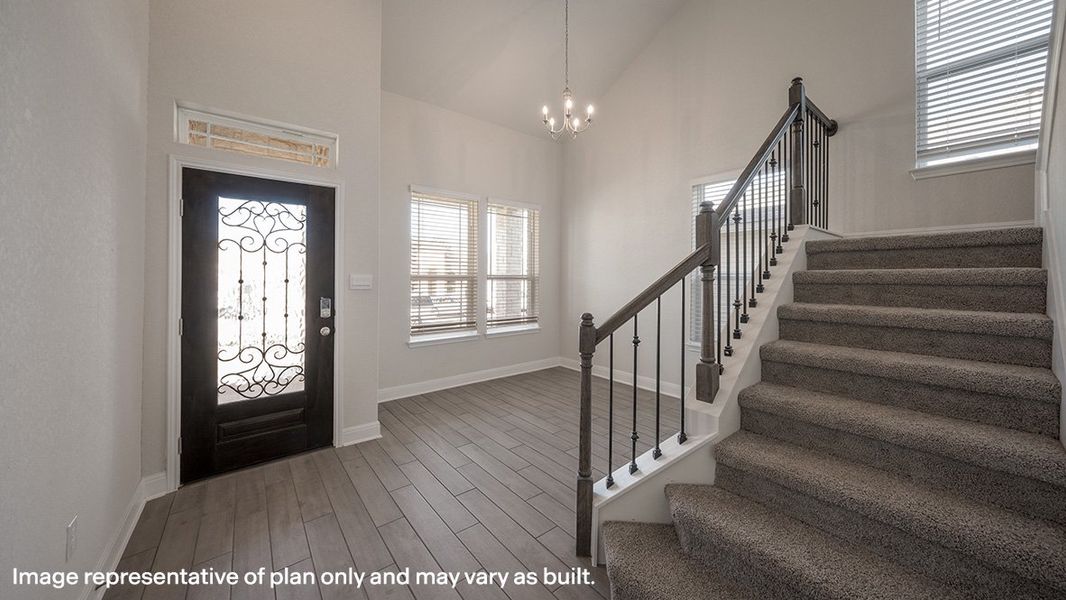 Representative unfurnished interior of a home built from the The Salerno by D.R. Horton in Steele Creek, Cibolo (Image 13).