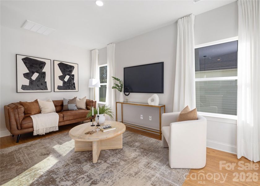 Furnished interior view inside a new home in , Charlotte (Image 28).