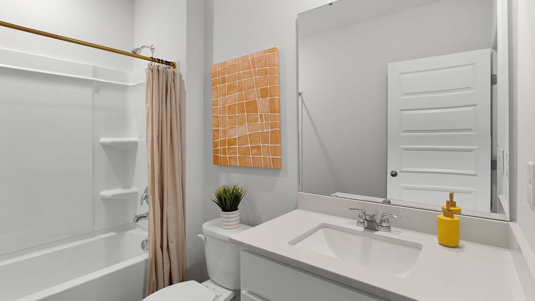 Furnished interior view inside a new home in Crosswinds, Haines City (Image 28).