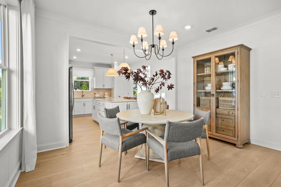 Representative furnished interior of a home built from the Compass by Del Webb in Del Webb Carolina Ridge, Midland (Image 59).