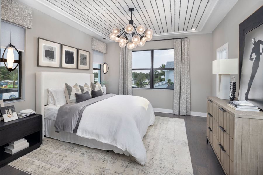 Representative furnished interior of a home built from the Marguerite by Mattamy Homes in Newfield, Palm City (Image 9).