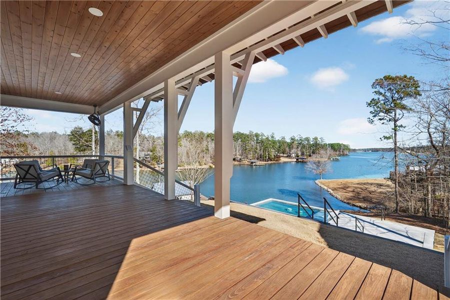 Exterior details and patio area of a home in , Eatonton (Image 28).