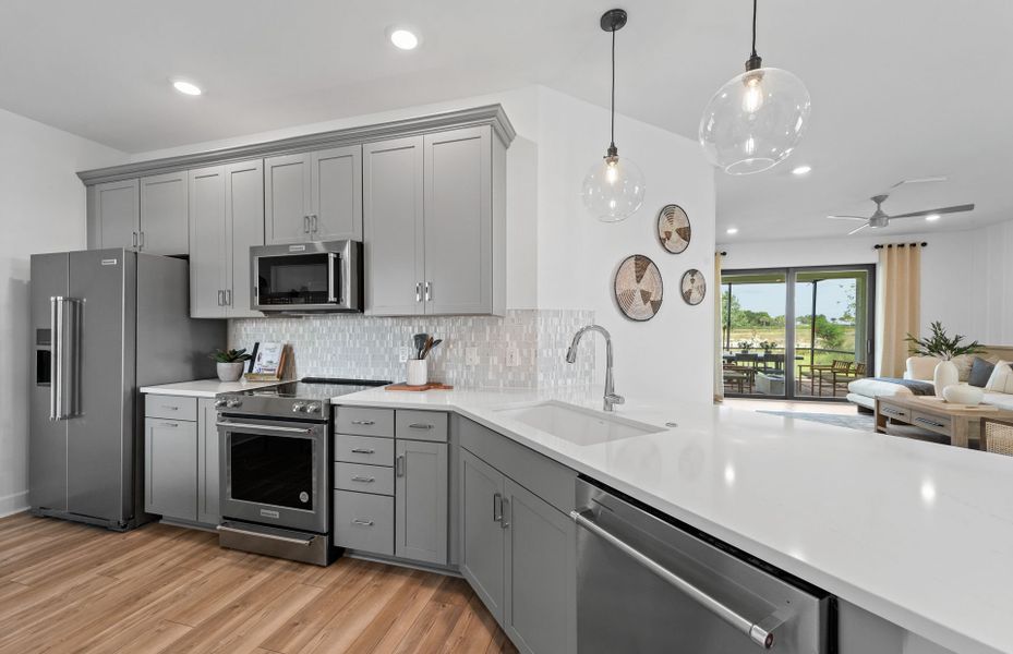 Kitchen featuring stainless steel appliances