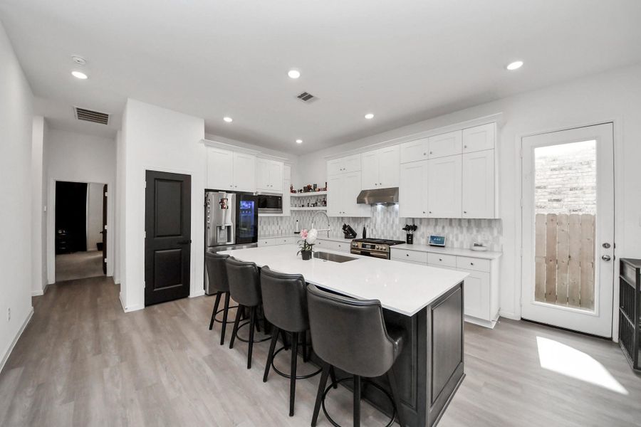 Furnished interior view inside a new home in The Trails, New Caney (Image 19).