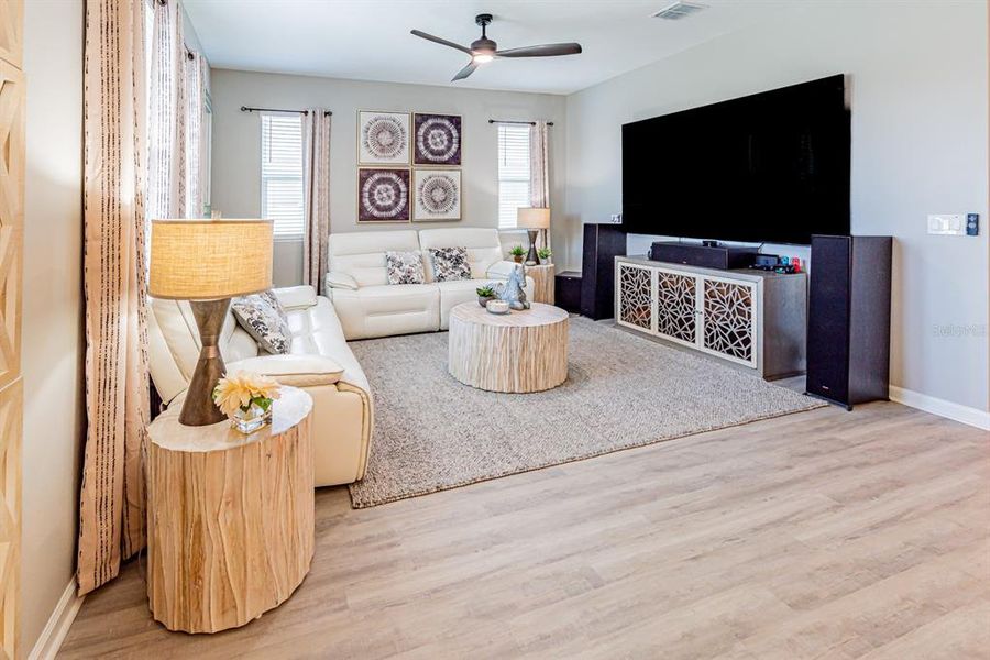 Furnished interior view inside a new home in Seasons at Lakeside Forest, Tavares (Image 42).
