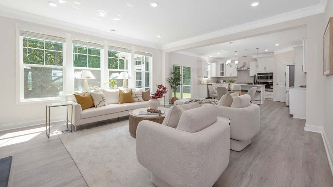Furnished interior view inside a new home in Sylvan Creek, Denver (Image 10).