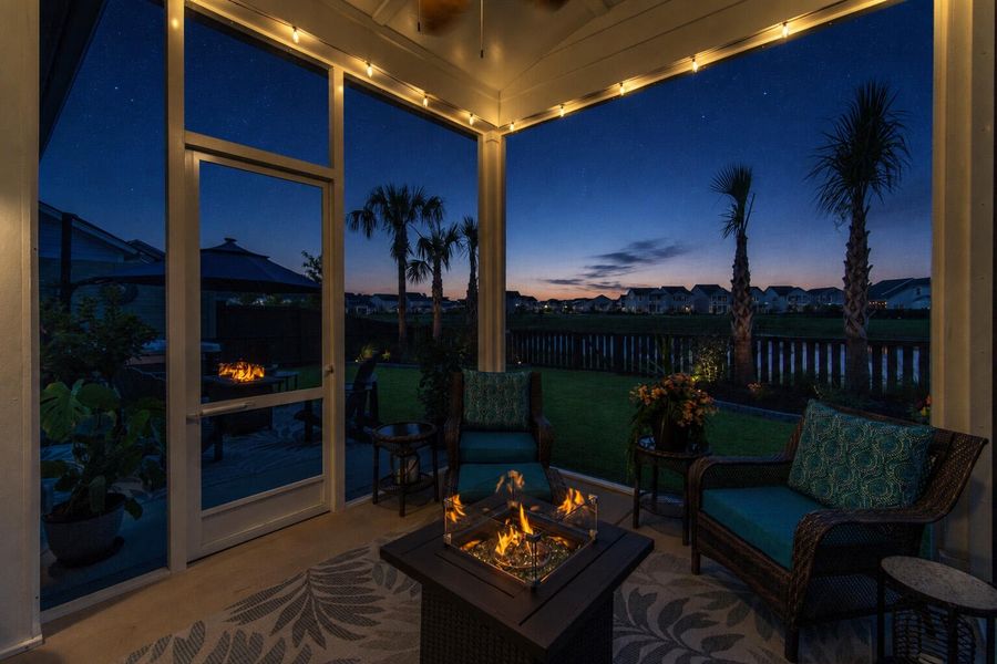 Exterior details and patio area of a home in Carnes Crossroads, Summerville (Image 31).