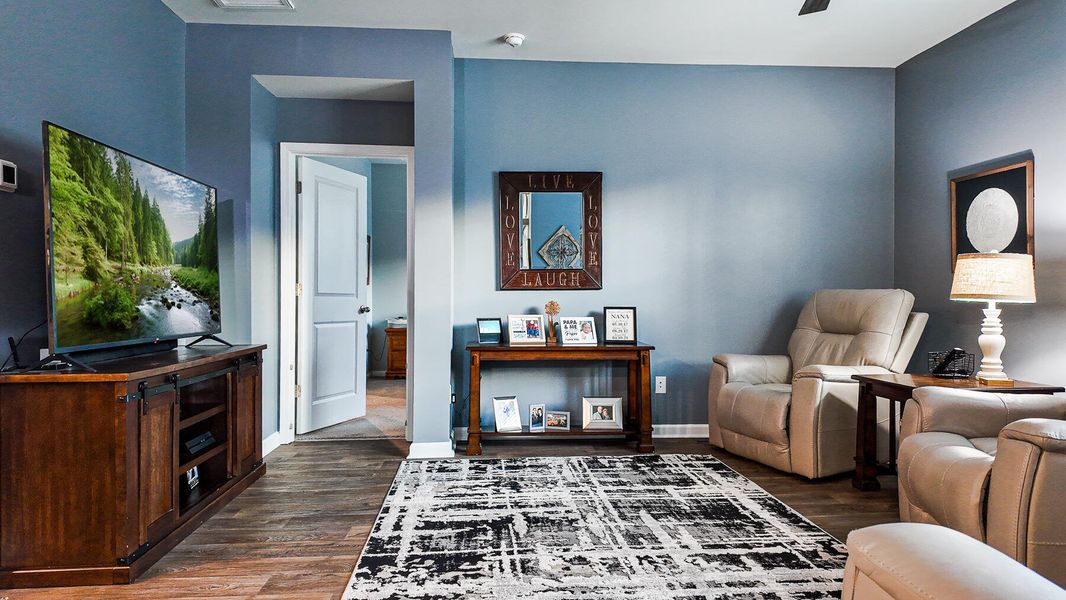 Furnished interior view inside a new home in Reserve at Mallard Crossing, Summerville (Image 63).