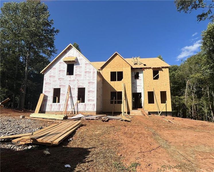 In-progress construction of a new home in , Cumming, GA (Image 55). In-progress construction of a new home in , Cumming, GA (Image 55).