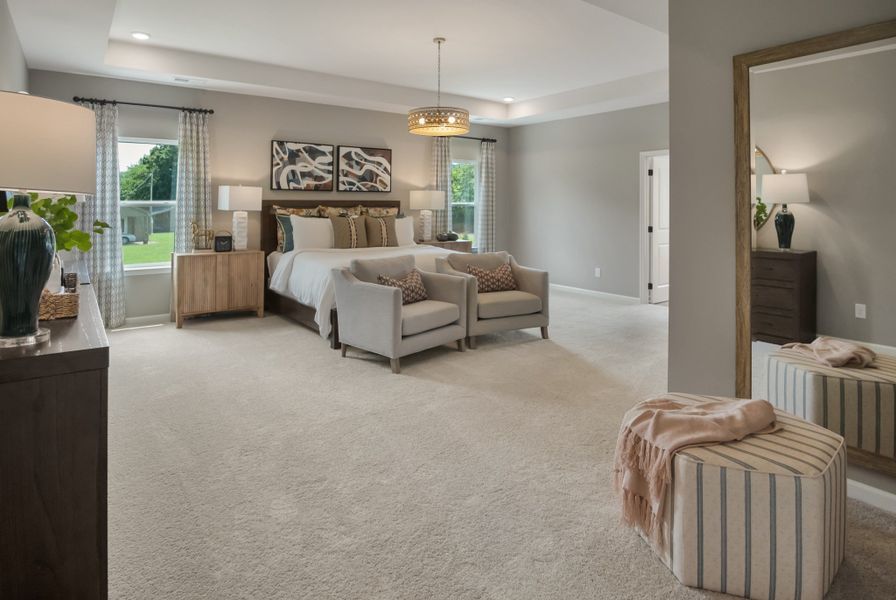 Furnished interior view inside a new home in Hampshire Hills, Columbia (Image 17). Furnished interior view inside a new home in Hampshire Hills, Columbia (Image 17).