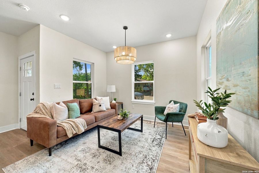 Furnished interior view inside a new home in , San Antonio (Image 8).