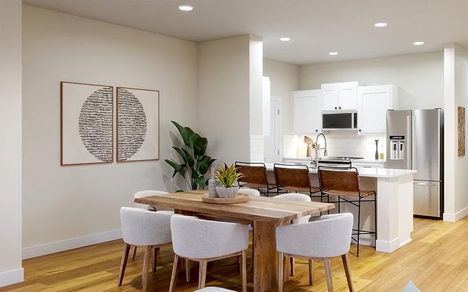 Dining Room & Kitchen | Cove at Watermark in Cocoa, FL