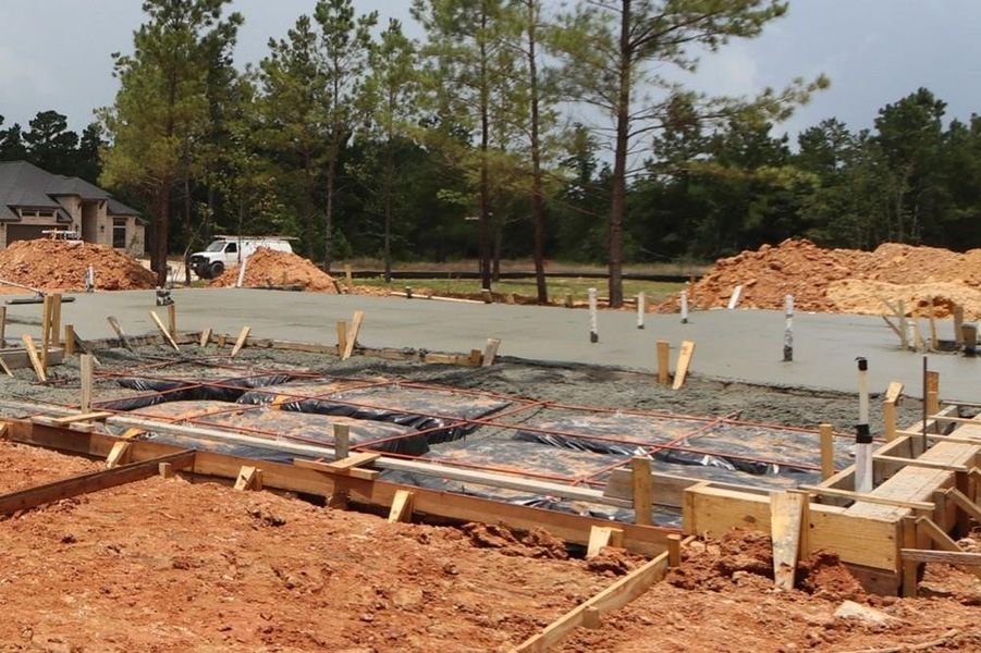 Every foundation at DWH is engineered and it’s inspected three times! We do not do “batch” testing.  Rest easy knowing your foundation comes with a 10 year warranty.