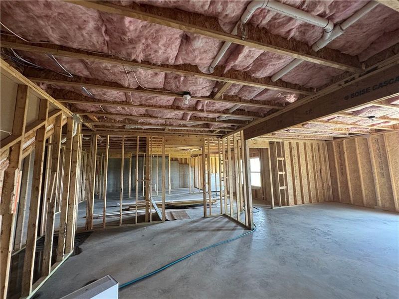 In-progress construction of a new home in Rosewood Lake Preserve, Hoschton, GA (Image 35).