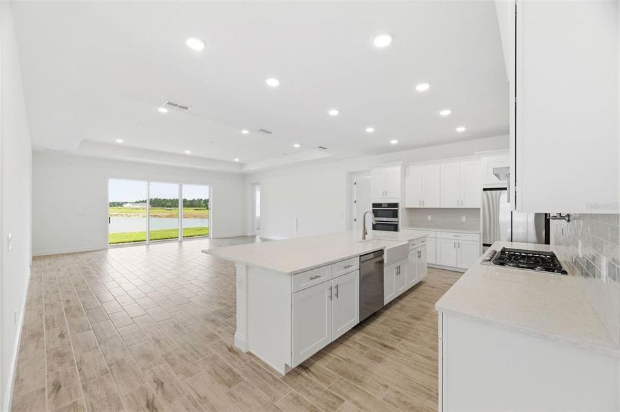 Furnished interior view inside a new home in Tamarack at Two Rivers, Zephyrhills (Image 12).