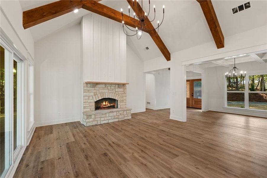 Spacious, unfurnished interior of a new home in , Dahlonega (Image 68).